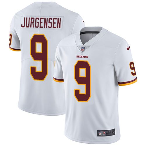 Men Washington Redskins 9 Sonny Jurgensen Nike White Vapor Limited NFL Jersey